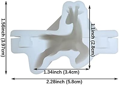 Animal tubular silicone sabonete artesanal vela aromaterapia gesso gesso molde