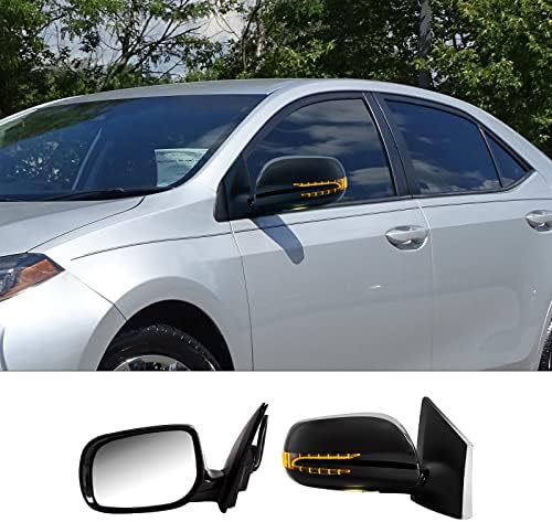 Szyang Fit 2009-2013 Toyota Corolla Side Porta Mirror Led Led Driver Driver Passageiro Vista para o espelho do espelho
