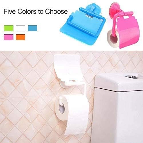 Papel higiênico banheiro plástico papel higiênico suporte de terofrof de banheiro cozinha de parede de parede de rolagem