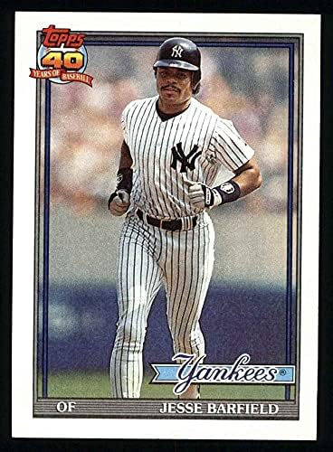 1991 Topps 85 Jesse Barfield New York Yankees NM/MT Yankees