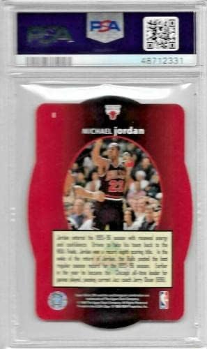 Michael Jordan 1996 Upper Deck SPX Gold Chicago Bulls Card 8 - Mint - PSA 9 - Cartões de basquete não assinados