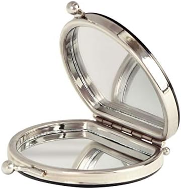 Maminação de maquiagem de viagem doméstica para mulheres - Coelhinhos de Páscoa da moda espelho compacto de espelho duplo 2x e 1x