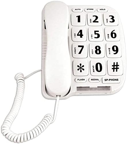 ZYKBB Adequado para idosos com botões grandes e telefone com fio de volume alto.
