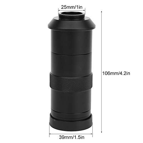 Lente da câmera do microscópio, lente de lente de eliminação de trabalho requintado com lente de microscópio 1 x para