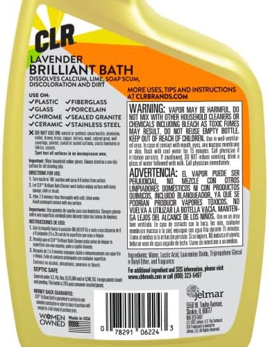 CLR Bath Bath Bath Banheiro Spray - aroma de lavanda, garrafa de 26 onças