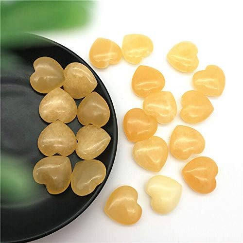 Ruitaiqin shitu 1pc natural topázio amarelo jade polido polido em forma de cristal cura de cura decoração de presente