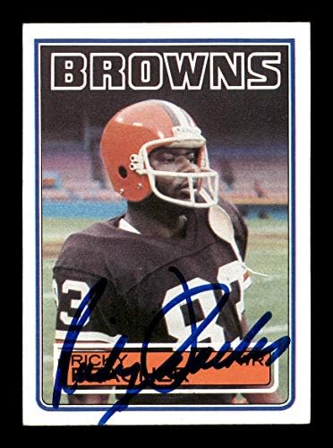 Ricky Feacher autografou 1983 Topps Card 250 Cleveland Browns SKU 176070 - Cartões de futebol autografados da NFL