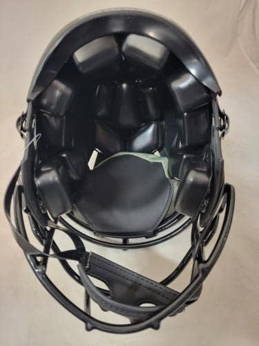 Micah Parsons assinado Cowboys FS Eclipse Speed ​​Fanatics Authentic Helmet CoA - Capacetes NFL autografados