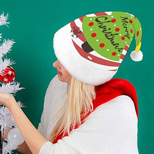 Chapéu de Papai Noel de Natal, Feliz Natal de Natal Chapéu de Férias para Adultos, Unisex Comfort Chapéus de Natal para Festive