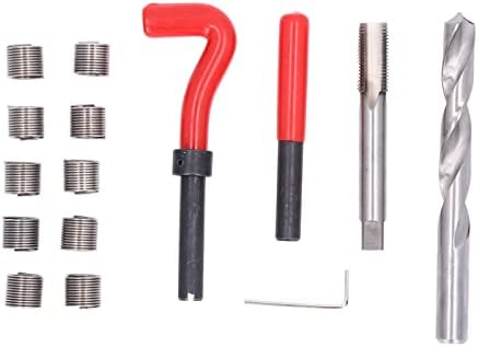 Kit de reparo de rosca, 15pcs/set m14x1.5mm kit de reparo de rosca Inserir helicoil restaurando ferramentas de reparo