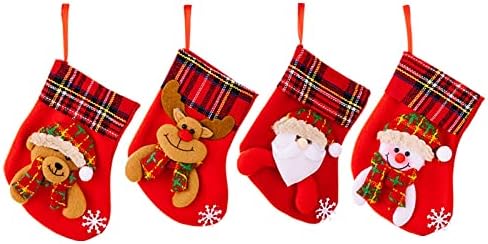 Fir Garland Crafts Big Sockings Candy Socks Decorações de Natal Decorações de Festas de Férias de Natal em casa Chações decorativas