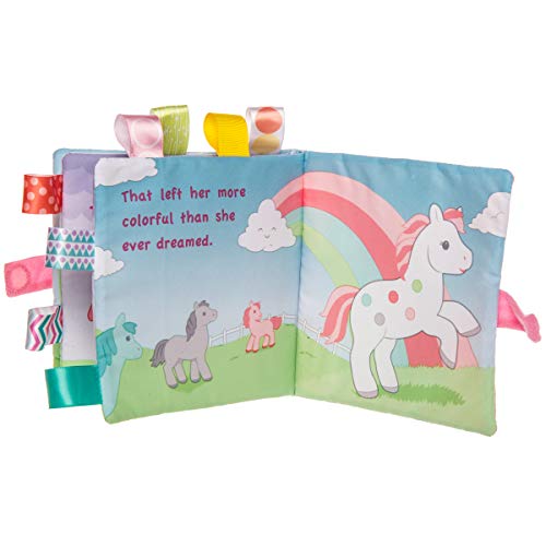 Mary Meyer Taggies Painted Pony Gift Conjunto com cobertor de segurança, livro de tecido macio e babá de ímã de 3 itens