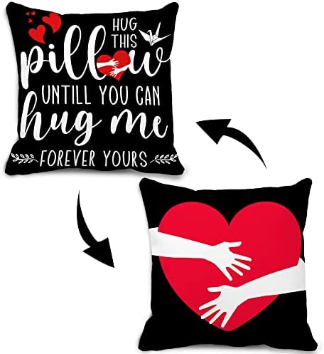 Hexgram eu te amo presentes para ele/ela, travesseiro de namorado- abraça este travesseiro que você não tem um relacionamento de