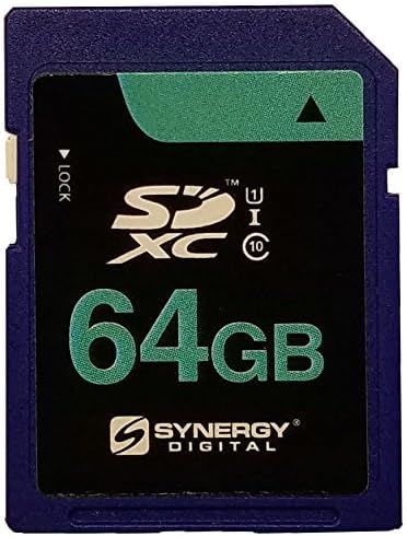Card de memória digital Synergy, compatível com Canon EOS Rebel T5 Câmera de memória digital de câmera 64 GB CARTÃO DE MEMÓRIA DA