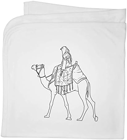 Azeeda 'Camel Rider' Cotton Baby Blain/Shawl
