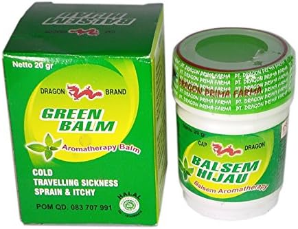 Cap Dragon Balsem Gosok Hijau Green Balm, 20 grama