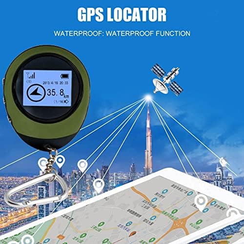 Receptor de navegação GPS de Dann Tracker com fivela USB recarregável para o turismo florestal Ferramenta de gravador de dispositivos