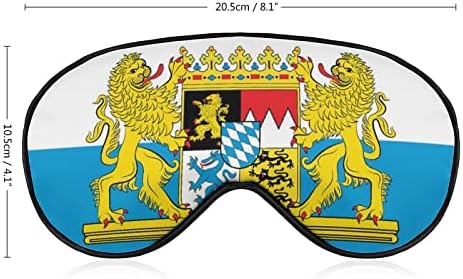 Bandeira do estado livre da Baviera Máscara de Máscara para o Olhos da Bavie