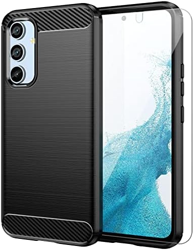 Para o caso Samsung Galaxy A54 5G, capa de telefone Galaxy A54 com protetor de tela HD, moda-absorção de choque de choque
