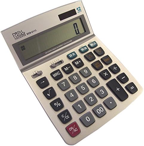 Calculadora Nakabayashi ECD-2112S, 12 dígitos, M
