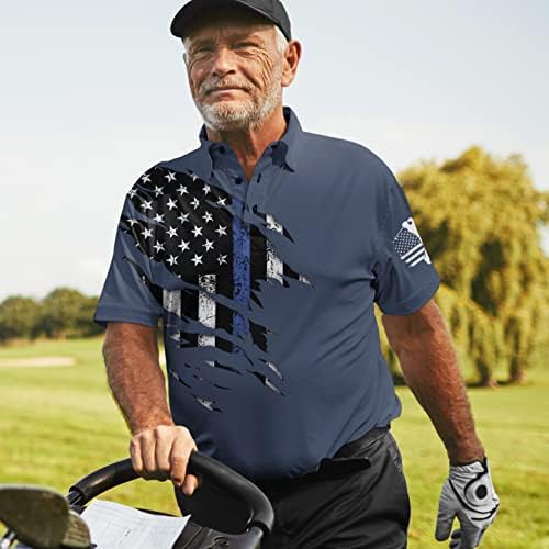 O Okfer Golfer mais engraçado personalizado camisetas de golfe louco para homens, camisas de golfe masculinas Manga curta, Polos