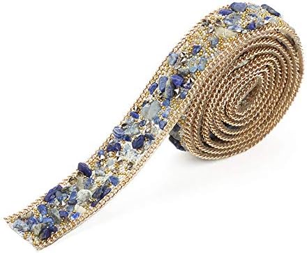 Rolo de fita, 1m de 2 cm de largura rhione cristais Rhione roll roll roll em patch para vestidos de bailada apliques de roupas