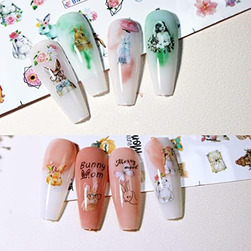 Easter Bunny Water Transferr Unh Nail Art Decals