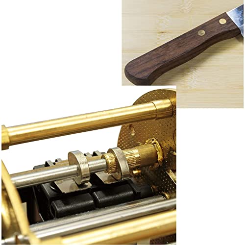 Heyiarbeit 2pcs Brass Solid redonda Torno da barra de barra de 1/8 de polegada de diâmetro 10 polegadas de comprimento para ferramenta