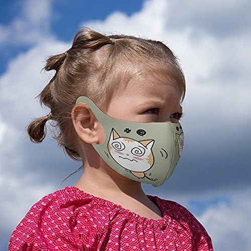 Crianças de poliéster crianças decoram máscaras de poeira cut design