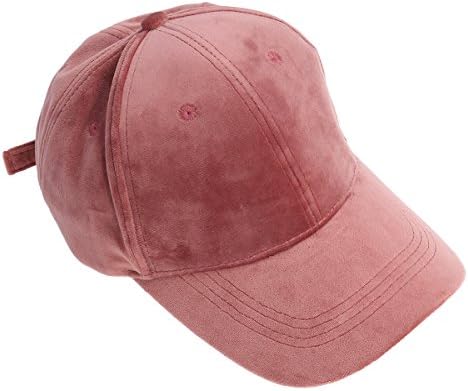 Oulii Unissex Velvet Baseball Cap Solid Ajuste Sports Visor Hat