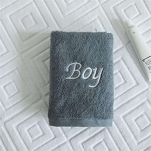 Jgqgb algodão toalha letra inglesa casal de bordados criativos de absorção de água forte hotel banheiro
