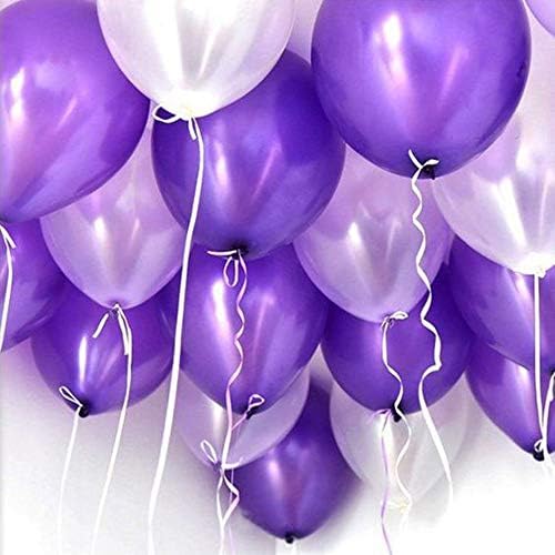 Balões roxos, balões de látex de 100 pacote, 12 polegadas,