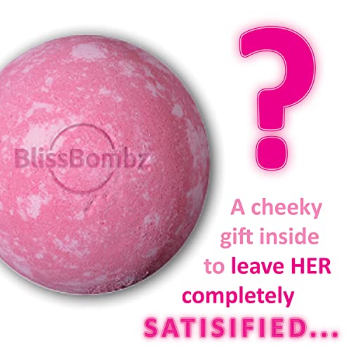 Blissbombz Bath Bombs para adultos - bombas de banho com surpresa sexy por dentro - ingredientes naturais orgânicos premium