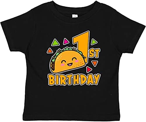 Inktastic 1º aniversário com t-shirt de taco e confete