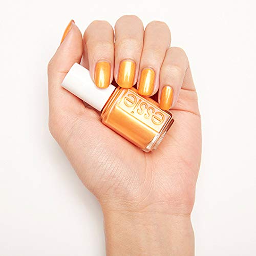 Essie Unha esmalte, edição limitada Coleção de tendência de outono 2020, cor de unha laranja com acabamento brilhante, não