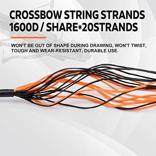 Cobra Adder R9 Cross -Bebow String 19.3 Strings Strings Arco e flecha caça