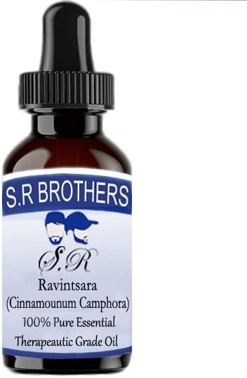 S.R Brothers Ravintsara Pure e Natural Terapereautic Grade Essential Oil com gotas de gotas de 30 ml