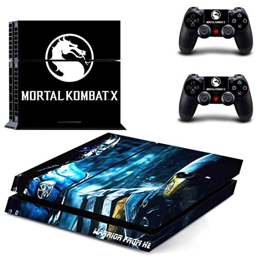 Para PS4 Slim - Game Ninja Mortal Best War Kombat X PS4 ou PS5 Skin Stick para PlayStation 4 ou 5 Console e Controladores