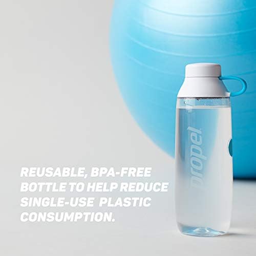 Impulsiona 20 onças de garrafa reutilizável, livre de BPA, resistente ao impacto, alça on-the-go, lava-louças