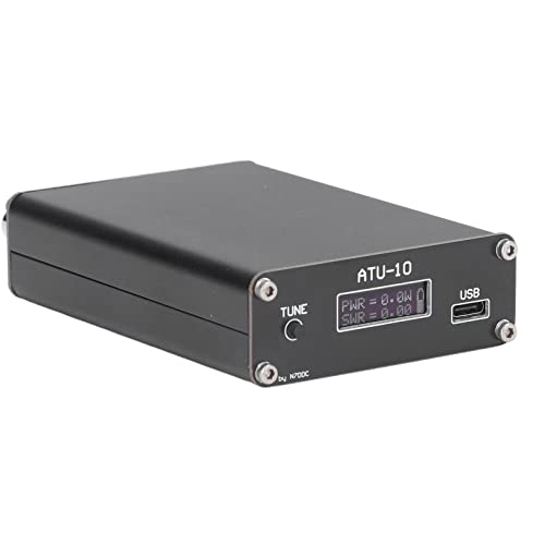 Smart Automatic With Display Equipments ATU -10 qRP Antena automática Tuner 0.91in Display Radio Tuner com conector BNC