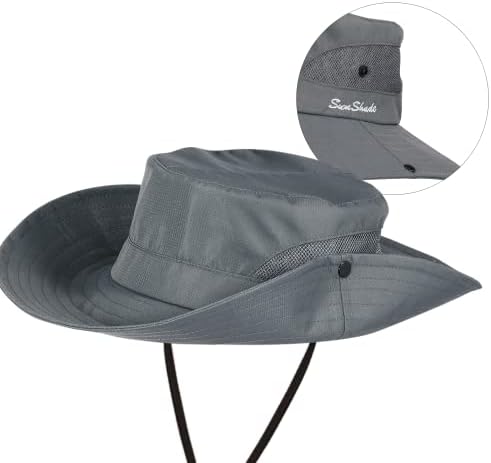 Chapéu Sun Womens - Proteção UV UPF 50+ Hats Sol para Mulheres com Hole de Ponytail