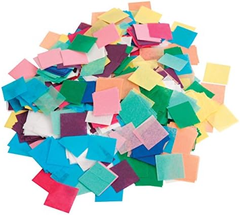 Quadrados de tecido hygloss - quadrados de 1 polegada - 2.500 peças - pacote de 1 - cores variadas