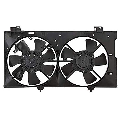 Rareelectrical New Cooling Fan Compatible with Mazda 6 2.3L 2003-2004 by Part Numbers FS1G-15-140 FS1G15140 FS1H-15-140 FS1H15140