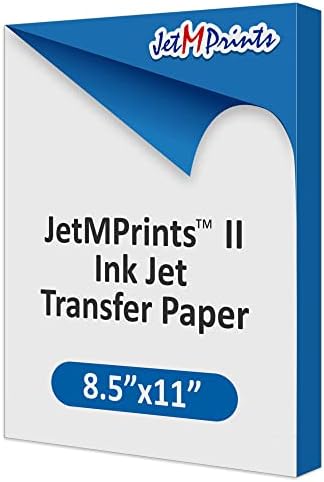 JetMprints Versão 2.0 Papel de transferência de jato de tinta, 11 x 17