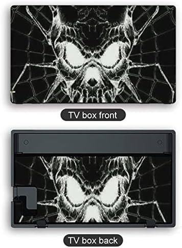 Spider Web Skull Art Art Skin Protective Sticker Game Protector Compatível Full Wrap Compatível para Nintendo Switch para