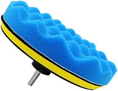 10 PCS Sponge Polishing Buffing Bording Pad Kit para amortecedor de poleroso de carro com barquinho de refrigeração do adaptador de perfuração