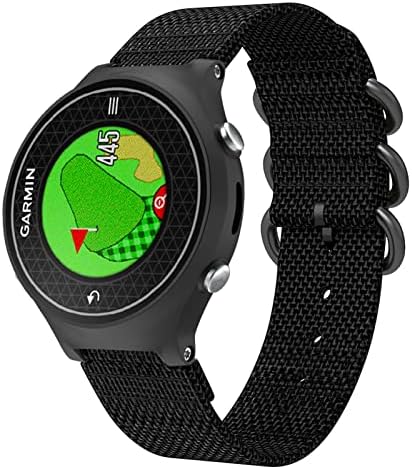 Vevel 15mm Sport Nylon Watchband Band Strap for Garmin Approach S6 Smart Watch for Garmin Forerunner 735XT/220/230/235/620/630