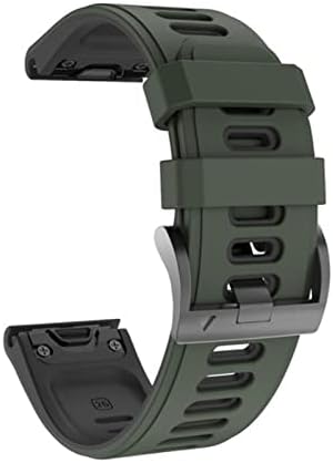 Ganyuu Sport Silicone Smart Watch Bracelet Strap for Garmin Fenix ​​6x 7 7x 3HR 935 945 ABORDAÇÃO S60 S62 Quick EasyFit
