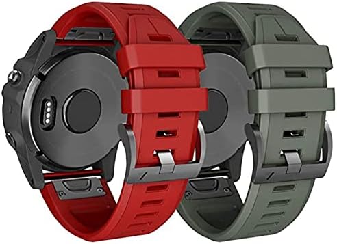 AMSH Smart Watch Silicone Substaction Telas para Garmin Fenix ​​7 7x 6 6x Pro 5x 5Plus 3HR 935 Banda de pulseira
