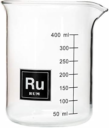 Bebida periodicamente de 2 copos de laboratório rum rocks Óculos-16oz cada copos curtos